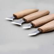 Trousse de couteaux de sculpture biseautés