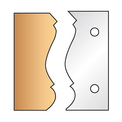 Fer pour corniche H 90 mm