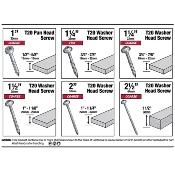Boite de 700 vis panachées Torx 20