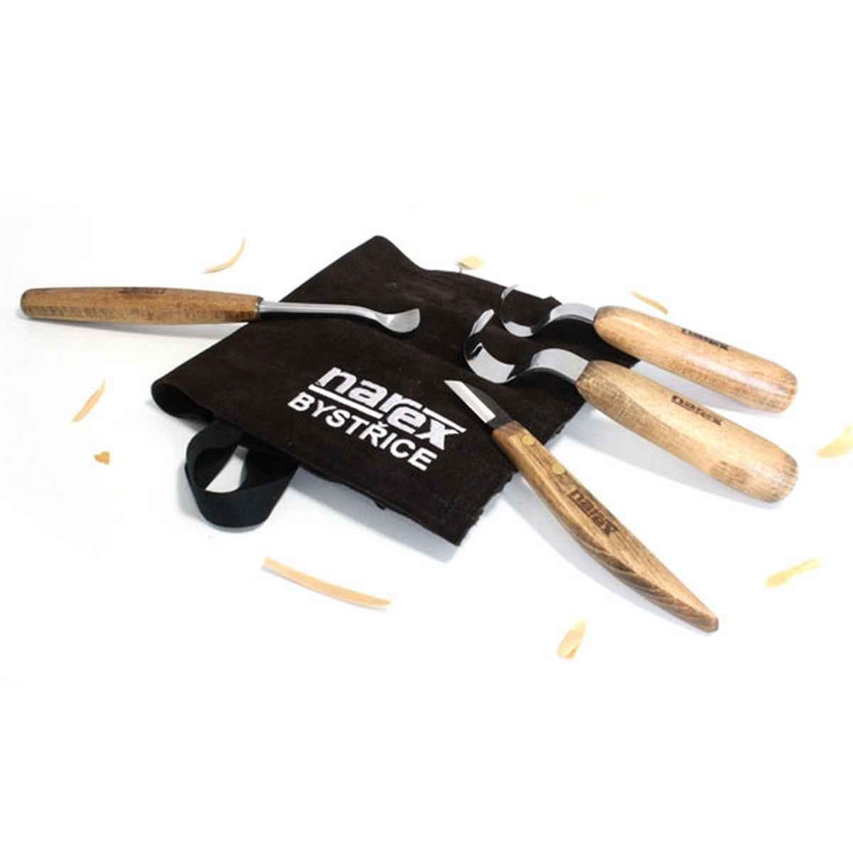 Kit de 3 outils de sculpture pour les cuillères en bois - Maison Du Tournage