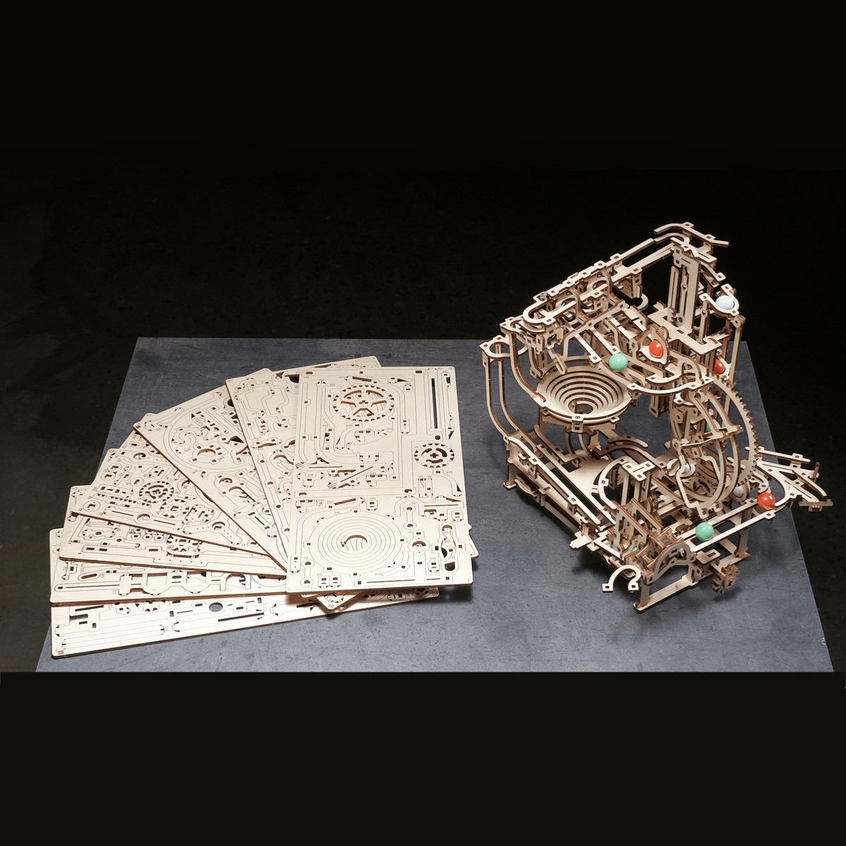 Parcours de billes à étages Ugears – Puzzle 3d en bois - UGEARS