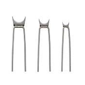 Set de 3 pointes demi-rondes
