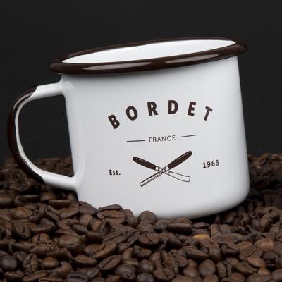 Tasse tôle émaillée BORDET