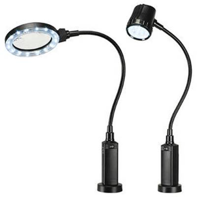 Loupe avec éclairage à  led