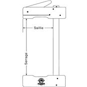 Serre-joint à coulisse en bois