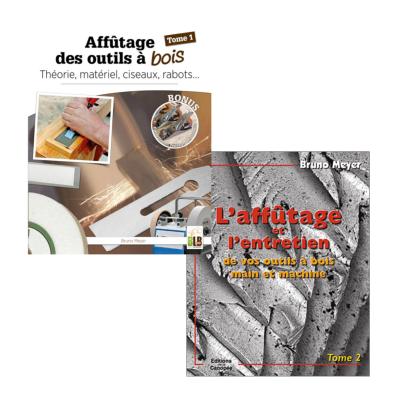 Offre spéciale Affûtage des outils à bois Tome 1 et Tome 2