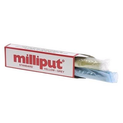 Milliput mastic époxy en gris argent pour la restauration de porcelaine 113 g 