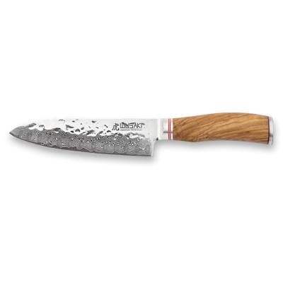 Couteau de cuisine japonais damas Santoku