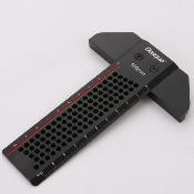 Règles en T avec trous de marquage