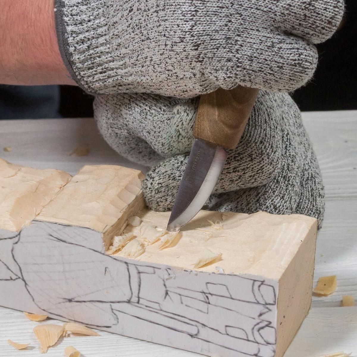 BeaverCraft affûte les couteaux en cuir avec un produit de polissage -  affûte-couteau en cuir - kit d'affûtage pour couteau à sculpter et produit  de polissage - bloc d'affûtage à palette pour