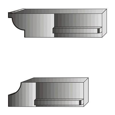 Couteaux Quart-de-rond 8 mm