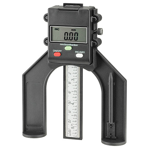 étrier numérique de jauge de profondeur numérique de 0-100mm avec tige  mince numérique tige mince jauge de profondeur