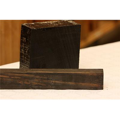 Lot De 2 Blocs De Bois D'ébène Brut - Dimensions 12 X 4.9 X 5.9 Cm, Pour Sculpture, Lutherie, Poignées DIY