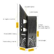 Equerre à onglet multifonction 3D