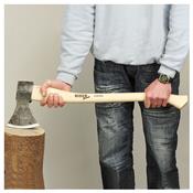Hache Forestière Xforst X-AG3 – Longueur 50 Cm, Poids 1,15 Kg – Tête En Acier Forgé, Manche En Hickory – Pour Bois, Camping, Bushcraft