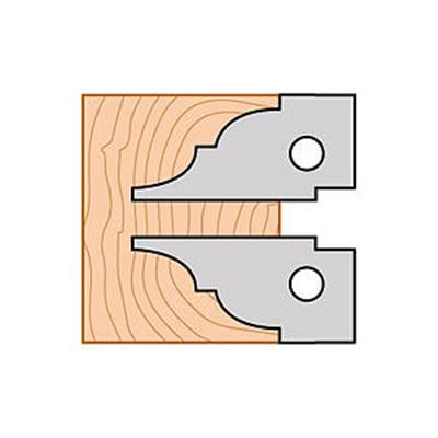 Plaquette carbure Profil & Contre-profil