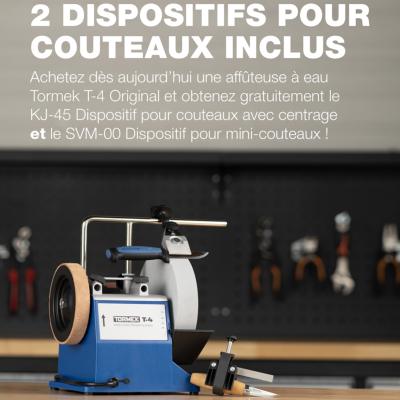 Offre spéciale Tormek T4 + KJ-45 + SVM-00